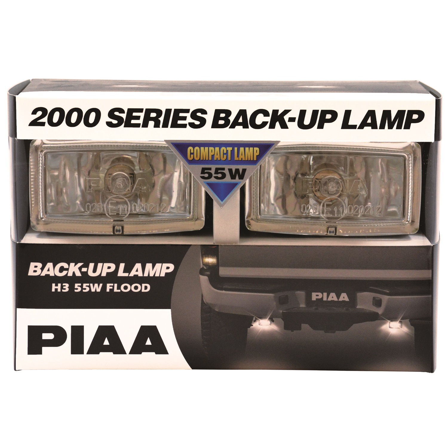 PIAA 02040 2000 Series Flood Back Up Lamp Kit