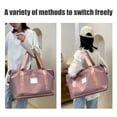 thumbnail image 6 of HongHeng Clearance Under $2.00 Foldable Travel Duffel Bag Tote Carry Luggage Person Item Bag Sport Duffle Weekenders Carry Overnight for Women, 6 of 6