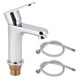 thumbnail image 3 of Grifo de acero inoxidable G1/2, grifo de agua fría y caliente, grifo de lavabo de cocina para baño, 3 of 8