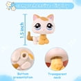 thumbnail image 5 of Mini Pet Toy Kitten #134 Collectible Little Animal Figurine Toys, 5 of 7