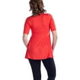 thumbnail image 3 of 24/7 Comfort Apparel Women's 3/4 Sleeve Tunic, 3 of 3