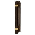 thumbnail image 5 of Red Lantern 3 ft. Short Fiber Weave Folding Screen - Dark Mocha - 4 Panels, 5 of 7