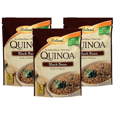 (3 Pack) Roland Quinoa Black Bean, 5.46 oz
