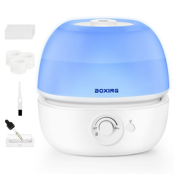 Humidificador Boxing HU-602 de niebla fría de 3 L, 30 h de autonomía, 120 V