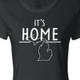 thumbnail image 4 of Inktastic It's Home- State of Michigan Outline Women's T-Shirt, 4 of 5