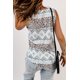 thumbnail image 1 of ABPHQTO Camiseta sin mangas con estampado de leopardo geométrico retro para mujer, 1 of 5