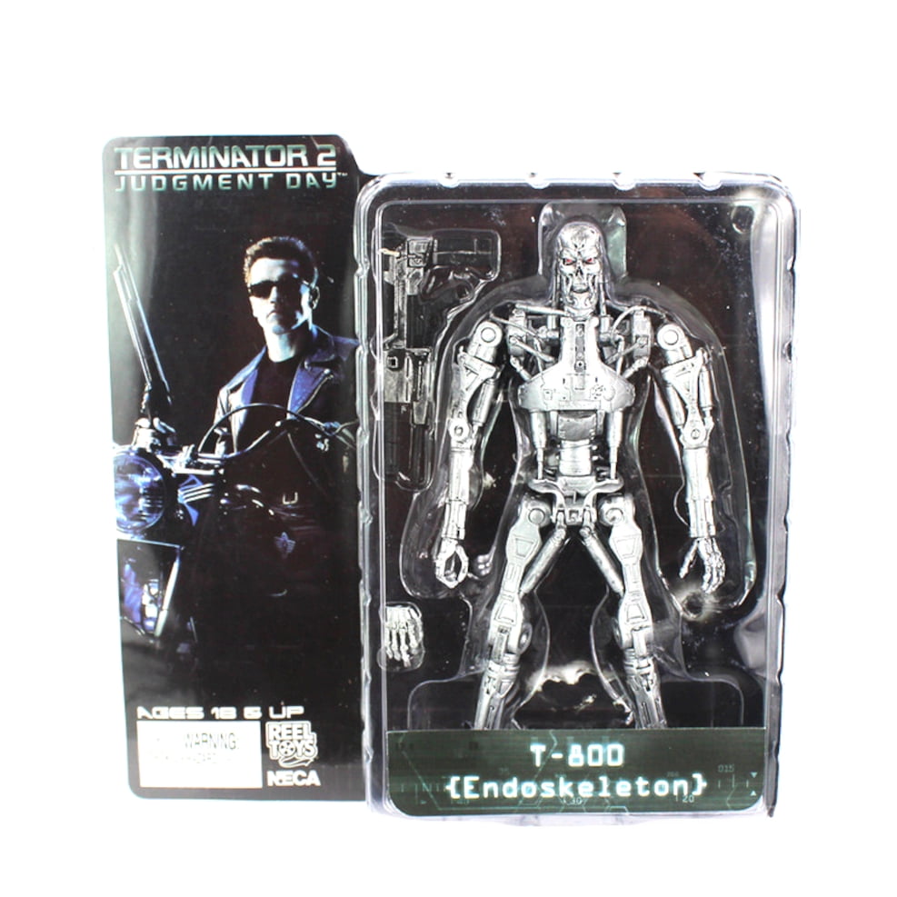 NECA The Terminator T-800 T-1000 Endoskeleton PVC Action Figure Collectible 