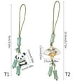 thumbnail image 3 of Stylish Cyan Pandas/Fan Phone Lanyard Trendy Han Costume Pendants Fashion Joint Phone Charm Straps Ornaments, 3 of 9