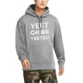 thumbnail image 3 of Yeet Meme Hoodie Yeet Or Be Yeeted Funny Dank Meme Shirts Pullover Hoodie Grey, 3 of 7