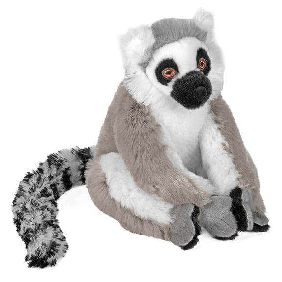 Wild Republic Ring Tailed Lemur Plush, Stuffed Animal, Plush Toy, Gifts for Kids, Cuddlekins 8 Inches