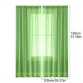 thumbnail image 2 of Feel The Difference With Soft Elegant Solid Color Semi Sheer Curtain Panels For Living Room Bedroom And Guest Room Window, 2 of 6