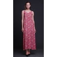 thumbnail image 2 of Bimba Robe Longue Sans Manches à Bretelles Spaghetti Imprimée Florale en Rayonne pour Femmes - Moyen, 2 of 4