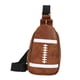 thumbnail image 2 of Mochila de pecho de rugby para hombre y mujer, bolso de mano, mochila de hombro informal y portátil Marron oscuro, 2 of 9