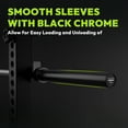 thumbnail image 3 of HANDBODE 45 lb ( 20kg ) Olympic Barbell, 2-inch Weight Bar for Bench Press, 1000 lb High-Capacity, 7-Foot, Standard Powerlifting Strength Training Gym Home Workout Weightlifting ( Silver & Black), 3 of 10