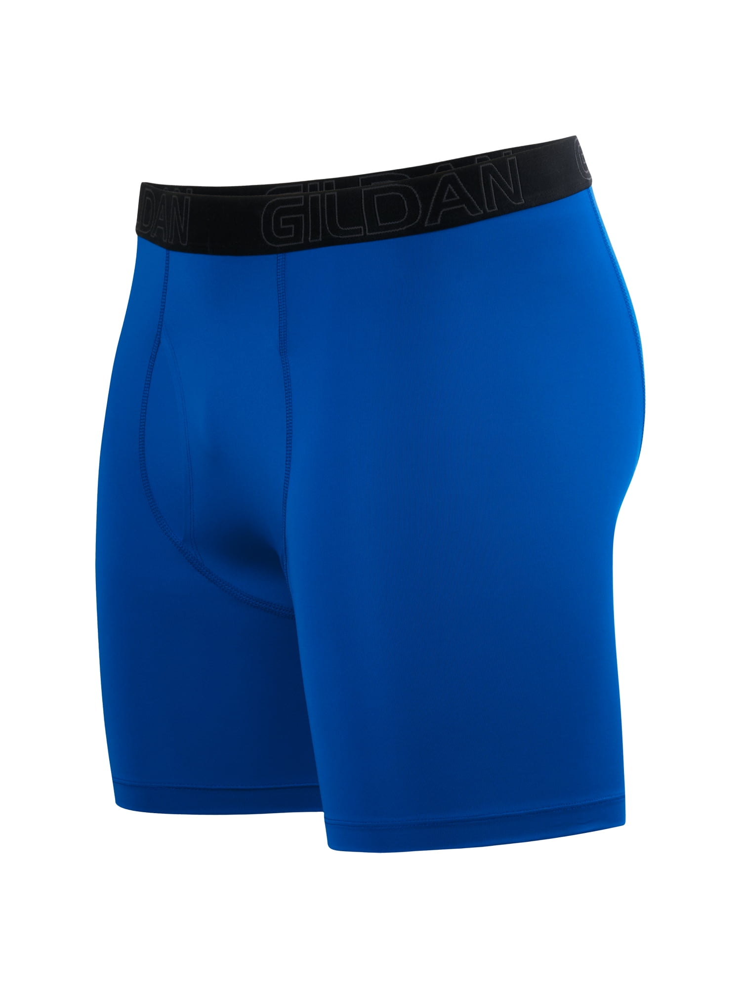 Gildan Performance Adult Men's EZ Breeze Boxer Briefs, 6-Pack, Sizes S-2XL, 6" Inseam