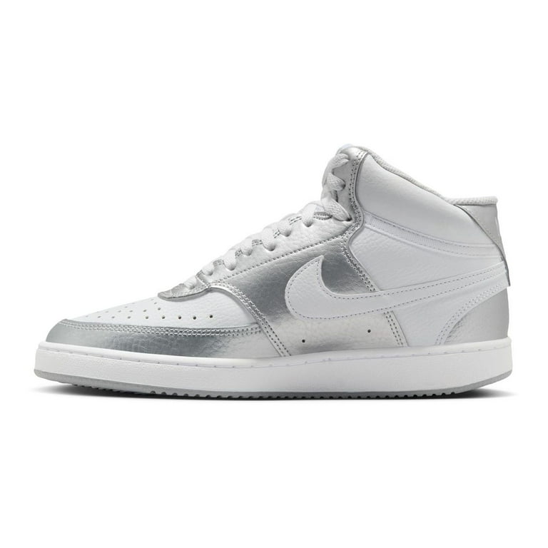 Nike Court Vision Mid-Top Women's Shoes Color: Black White Nike Court Vision Mid-Top Women's Shoes Color: Black White
