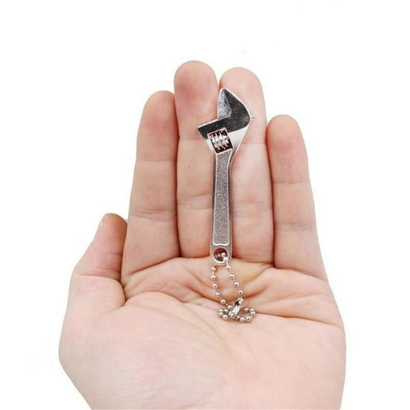 10 Pcs Clé Réglable Mini, Uscallm Clé Réglable Mini Clé Ouverte Clé Flexible Outil pour Plomberie Réparation Automobile Bricolage Outil à Main Portable Compact Clé en Alliage