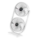thumbnail image 3 of Ventilador de ventilador de escritorio liviano Operación tranquila Operación Doble 3 velocidades Configuración para el dormitorio de la, 3 of 8