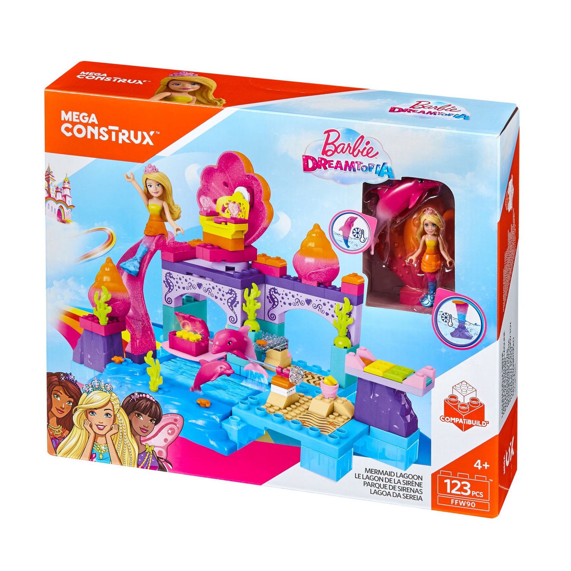 Mega Construx Barbie Mermaid Lagoon Playset