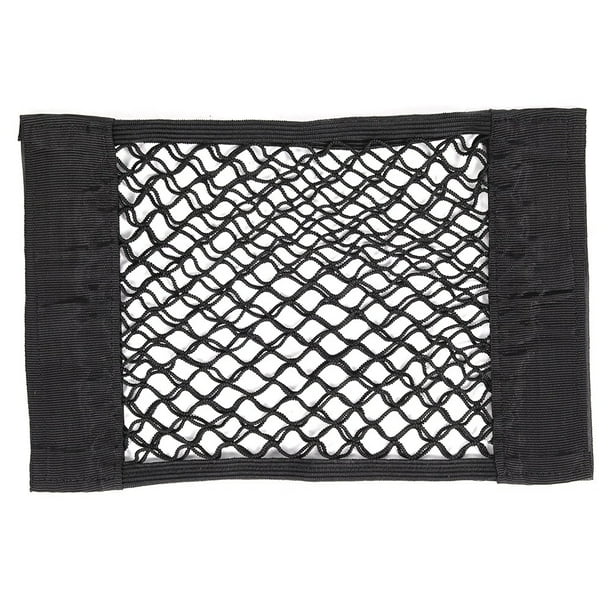 Organizador de bolsillo de almacenamiento de equipaje de malla de red de carga elástica Universal para maletero de coche Jadeshay A
