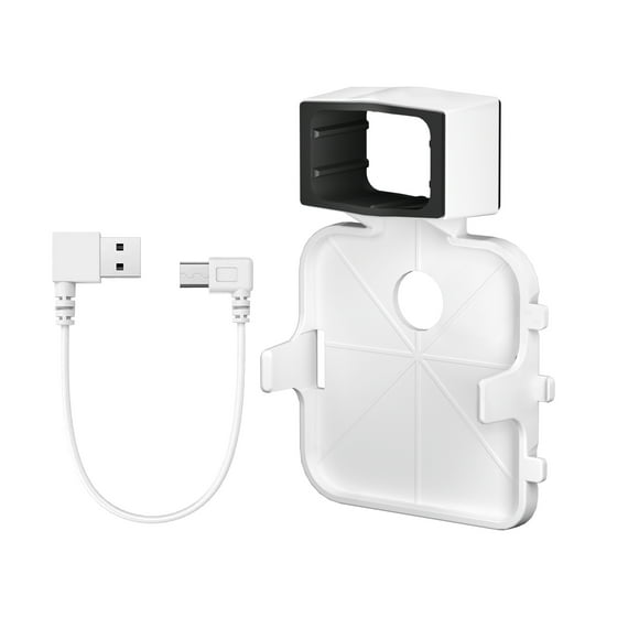 1PCS Outlet Wall Mount for Blink Sync Module 2 Mount Bracket Holder for Blink Outdoor Camera No Messy Wires Outdoor and Indoor Home Camera Mount with Short Charging Cable