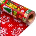 thumbnail image 4 of Gift Wrapping Paper Roll 58" x 23", Christmas Printed Gift Wrap, Easy Cut & Fold, Durable Paper for Birthday, Holiday, Party and DIY Crafts,1 Roll, 4 of 6