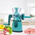 thumbnail image 5 of Manual Rotary Sausage Stuffer Maker Vegetable Fruit Cutter Slicer Shredder Chopper Kitchen Meat Grinder ,Easy Installation, 5 of 5