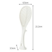 Travelwant Rice Paddle, Silicone Standing Rice Spatula with Non Stick Rice Spoon Paddle Heat Resistant Rice Cooker Spoon, Serving Spoon for Rice