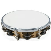 GP Percussion GPTAT10-2 10" Pro Tunable Double Row Tambourine