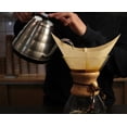 thumbnail image 3 of fafa-Pour Cafetière en Verre - Kit Barista 6/8/10 Tasses avec Filtre en Acier Inoxydable 304 pour Maison, Bureau, Camping, Cafés - Ensemble de Goutteur à Café Facile à Nettoyer (Chiffon & Brosse Inclus) (8 Tasses/28 Oz-Filtre Papier), 3 of 4