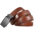 thumbnail image 3 of FALAN MULE Belt for Mens,Slide Leather Ratchet Belt for Mens Dress Casual,Size Adjustable, 3 of 6