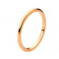 thumbnail image 2 of 2MM Comfort Fit Tungsten Carbide Wedding Band High Polish Rose Gold Tone Thin Classic Ring (7 to 15) Size 12.5, 2 of 2