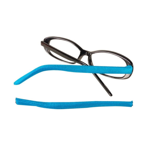 Temeplesox Manchons de Lunettes Couvre-Bras Couleur Confort, Bleu Caraïbe Petit