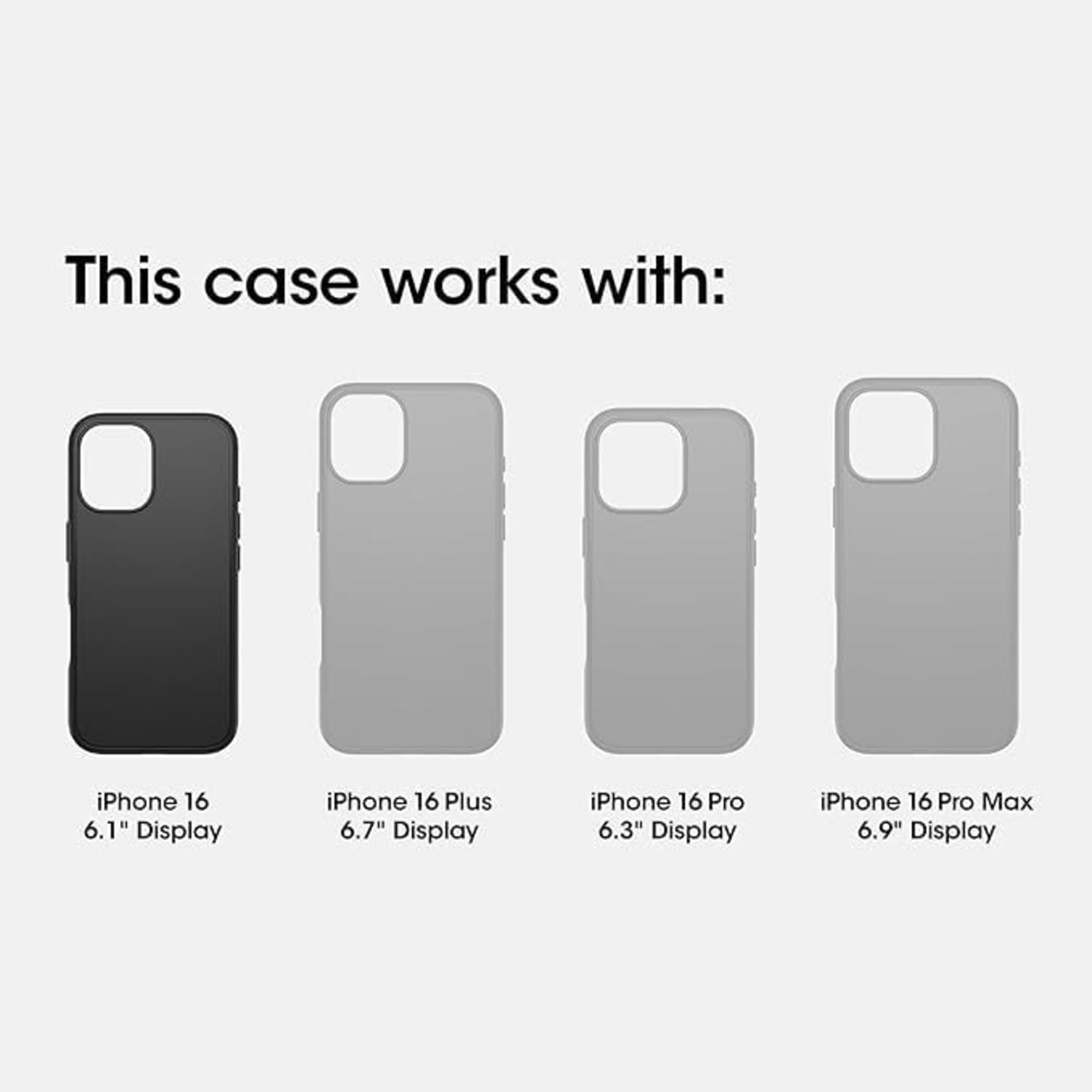 OtterBox iPhone 16 - Symmetry MagSafe Case - Ultra-Slim - Raised Edges Protect Camera & Screen - Clear