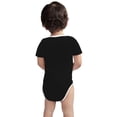 thumbnail image 2 of Rocae Black for Baby Cotton Short-Sleeve Bodysuits for Unisex Onesies Bodysuit-6 Months, 2 of 7