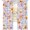 Lilac, Yellow, White, variant on Pink Flowers Sheer Curtains 72 Inches Long, Spring Floral Blue Checkered Farmhouse Light Filtering Window Curtains for Living Room, Rod Pocket Voile Sheer Curtain Drapes, 52"W x 72"L, 2 Panels