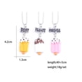 thumbnail image 4 of 3 Pcs Collier d'Amitié Meilleure Amie Collier Pendentif Bonbon Glacé Simulé Collier Décoratif, 4 of 9