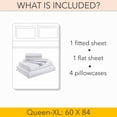 thumbnail image 5 of Queen XL 6-PC Sheet Set 600-TC 100% Egyptian Cotton, 19" Deep Pockets - Taupe, 5 of 7