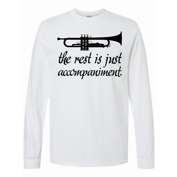 Inktastic Trumpet Music Joke Long Sleeve T-Shirt