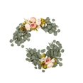 thumbnail image 4 of 2 piezas de guirnaldas de flores de arco de boda, guirnaldas florales artificiales para boda champán, 4 of 9