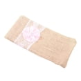thumbnail image 5 of Bolsa De Encaje Con Decoración De Flores Novia De De Embrague De Mano Regalos Rosado Gloria bolso de embrague de la arpillera rústica de la novia, 5 of 5