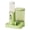 Green, variant on 2 in 1 Hamster Water Bottle With Food Bowl No Drip Automatic Pet Feeder & Small Animal Water Dispenser Set for Syrian, Dwarf Hamsters, Gerbils, Mice, Hedgehogs Cage Accessory Supplies
