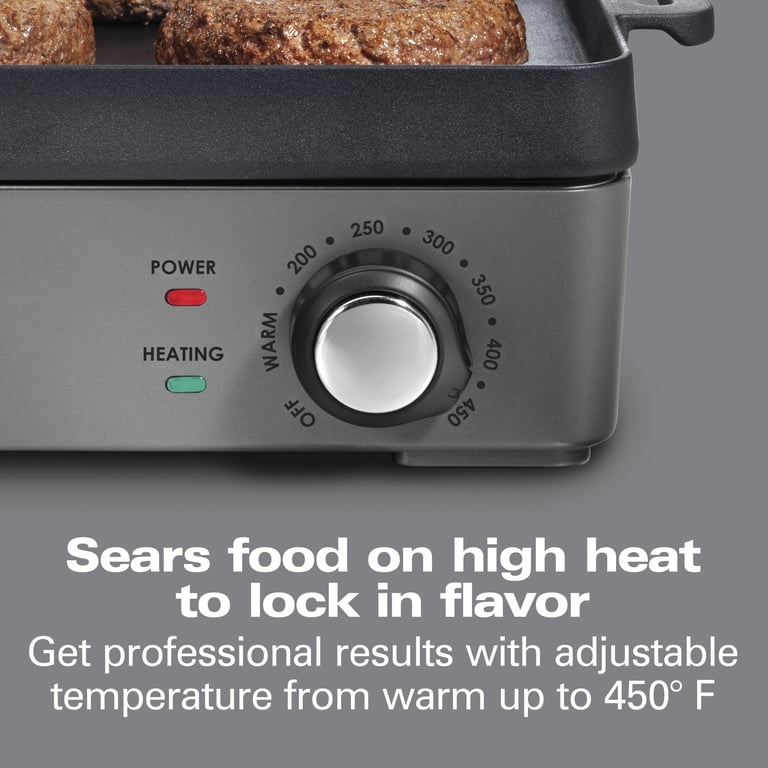 Hamilton Beach Professional Cast Iron Electric Grill photo 3