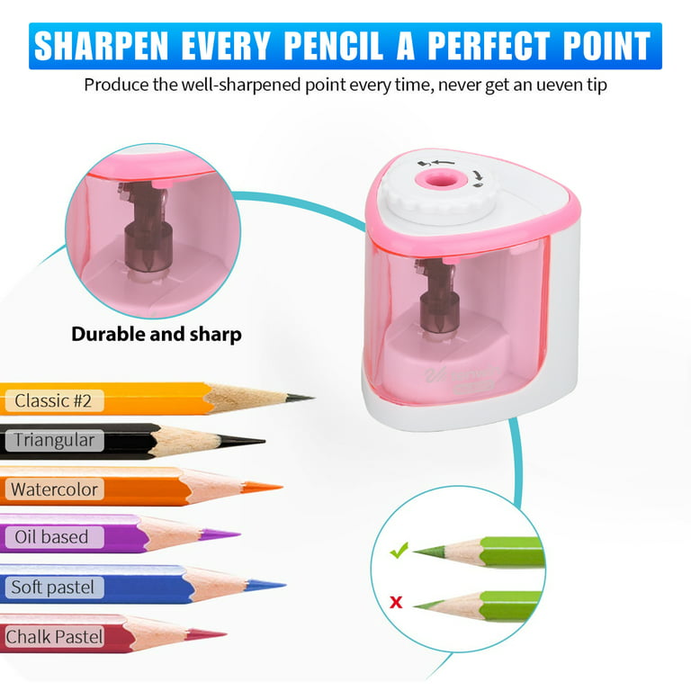 Color Pencil Sharpeners, Electric Sharpener Battery Operated for