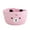 bear-Pink, variant on Charm Lovely Bear and Pandas Sturdy Cotton Rope Storage Basket for Efficient Space Saving Designs Home Organization