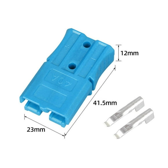 40A Amp Connector Plug Terminal Forklift Battery Connector blue