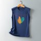 thumbnail image 4 of Moda Casual mujer sin mangas impreso damas cuello redondo Tank Tops chaleco camiseta Fridja  gh4638, 4 of 9
