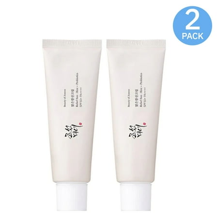 Beauty of Joseon Relief Sun : Rice + Probiotics Sunscreen SPF 50+ PA++++, 50ml (2-PACK)