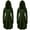 Army Green, variant on Women Dress Lace Up Hooded Vintage Pullover Dress High Low Bandage Long Slim Dress Cloak