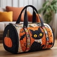 thumbnail image 5 of ibiyuan Womens Crossbody Purse Puff Stitching Quilted Halloween Print Travel Shoulder Tote Bag for Women, Fashion Daily Outdoor Shopping Handbag Birthday Gifts, 5 of 6